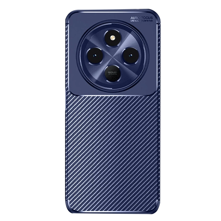 BFS  Xiaomi Redmi 14C Kılıf Auto Focus Karbon Kapak - Lacivert