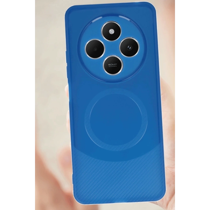 BFS  Xiaomi Redmi 14C Kılıf Maya Karbon Kapak - Bordo