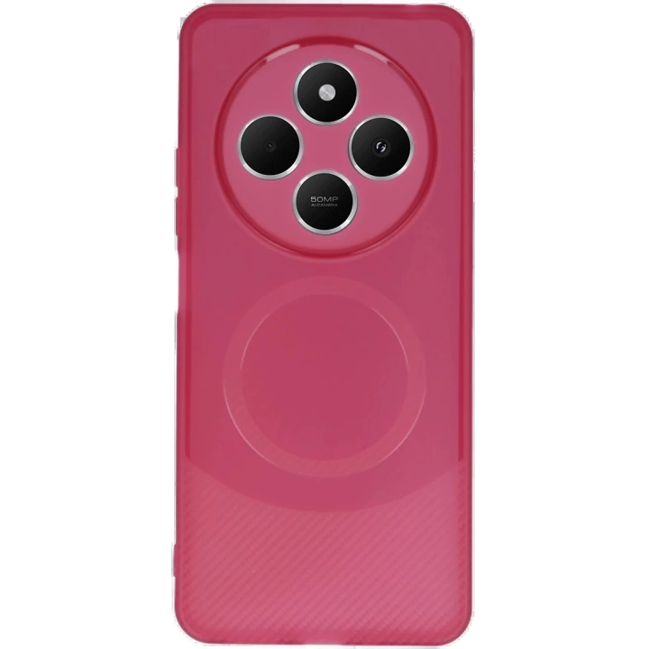 BFS  Xiaomi Redmi 14C Kılıf Maya Karbon Kapak - Bordo