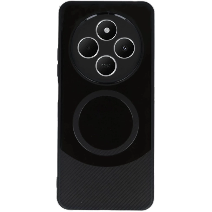 BFS  Xiaomi Redmi 14C Kılıf Maya Karbon Kapak - Siyah
