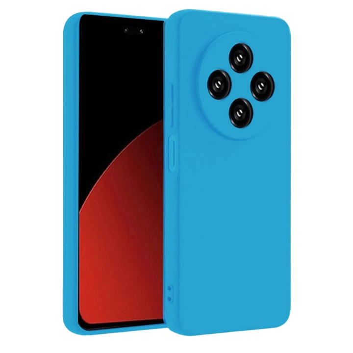 BFS  Xiaomi Redmi 14C Kılıf Nano içi Kadife Silikon - Mavi