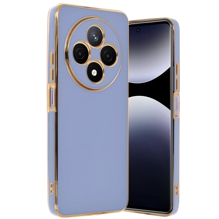 BFS  Xiaomi Redmi 14C Kılıf Volet Silikon - Mavi