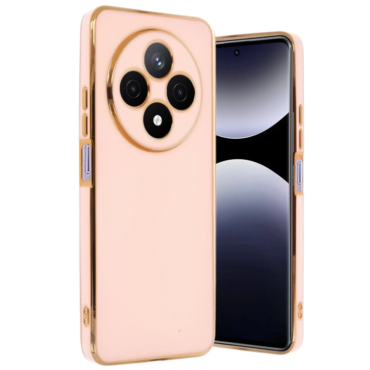 BFS  Xiaomi Redmi 14C Kılıf Volet Silikon - Pembe