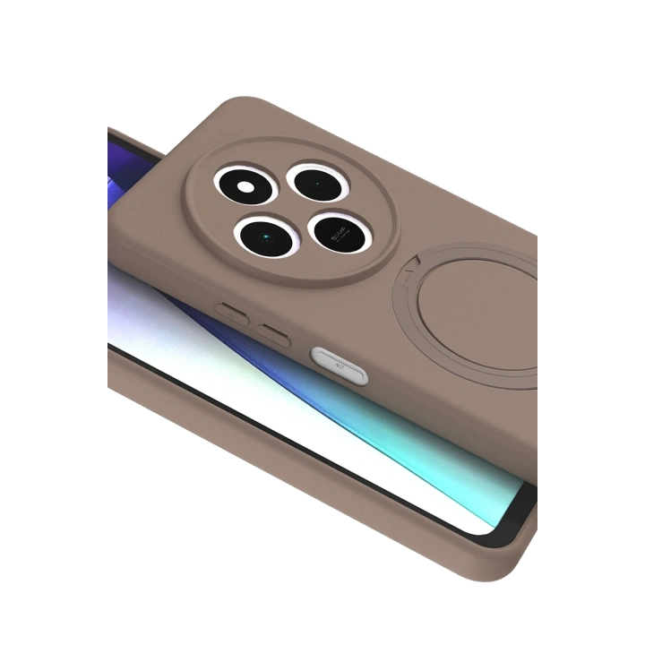 BFS  Xiaomi Redmi 14C Regal Magsafe Standlı Kapak - Çöl Titanyum