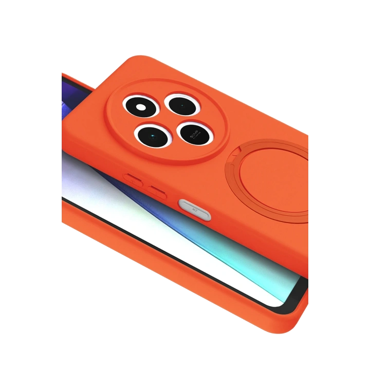 BFS  Xiaomi Redmi 14C Regal Magsafe Standlı Kapak - Turuncu