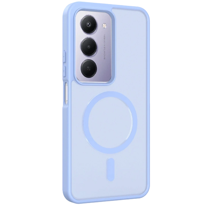 BFS  Xiaomi Redmi 15 4G Jota Magsafe Kapak - Açık Mavi
