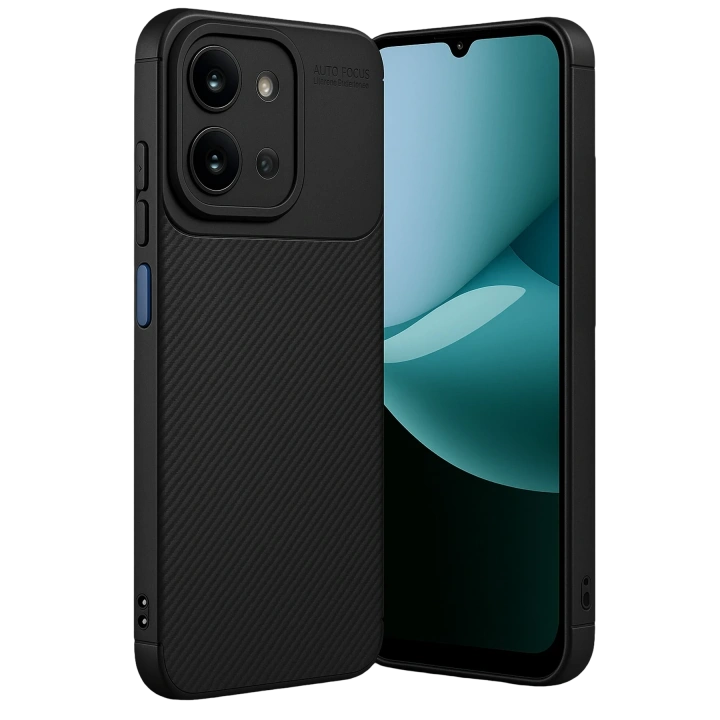 BFS  Xiaomi Redmi 15C 4G Auto Focus Karbon Kapak - Siyah