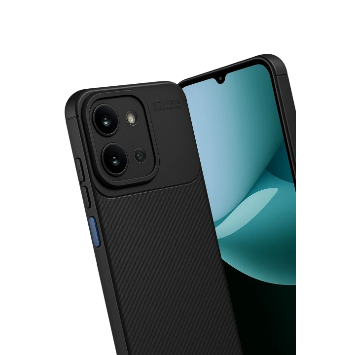 BFS  Xiaomi Redmi 15C 4G Auto Focus Karbon Kapak - Siyah