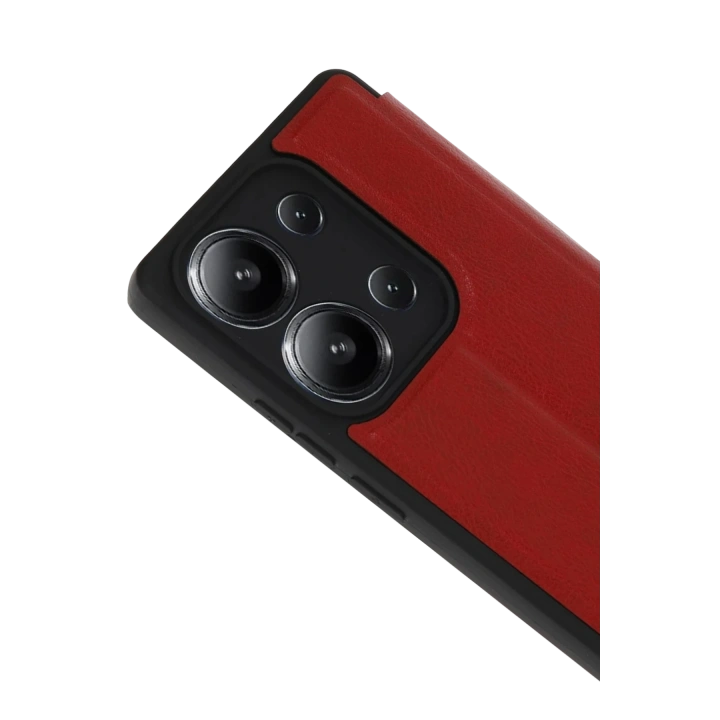 BFS  Xiaomi Redmi 15C 4G Flip Cover - Kırmızı