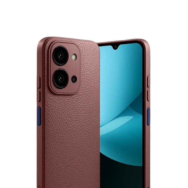 BFS  Xiaomi Redmi 15C 4G Thermax Silikon Kılıf - Bordo