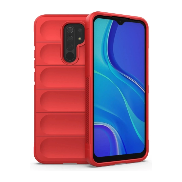 BFS  Xiaomi Redmi 9 Kılıf Optimum Silikon - Kırmızı