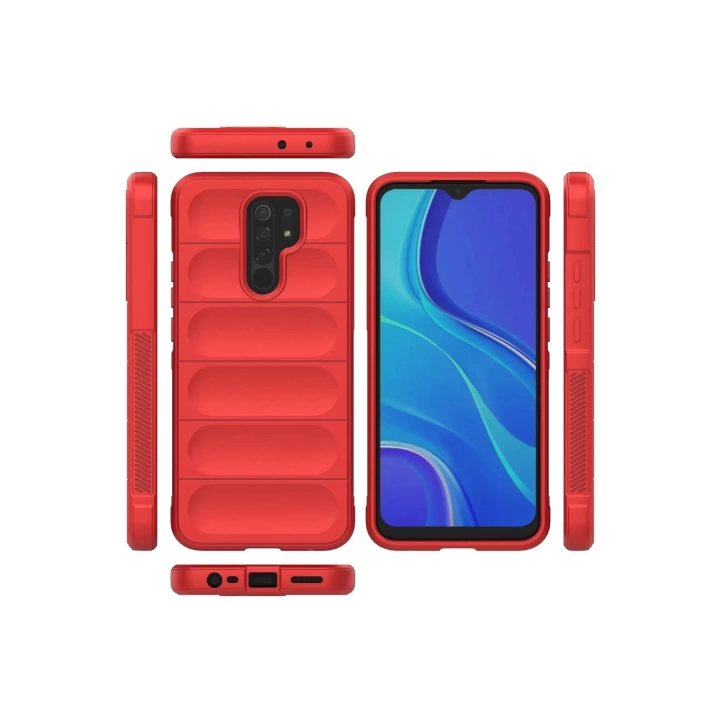 BFS  Xiaomi Redmi 9 Kılıf Optimum Silikon - Kırmızı