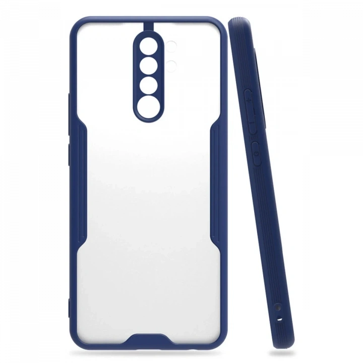 BFS  Xiaomi Redmi 9 Kılıf Platin Silikon - Lacivert