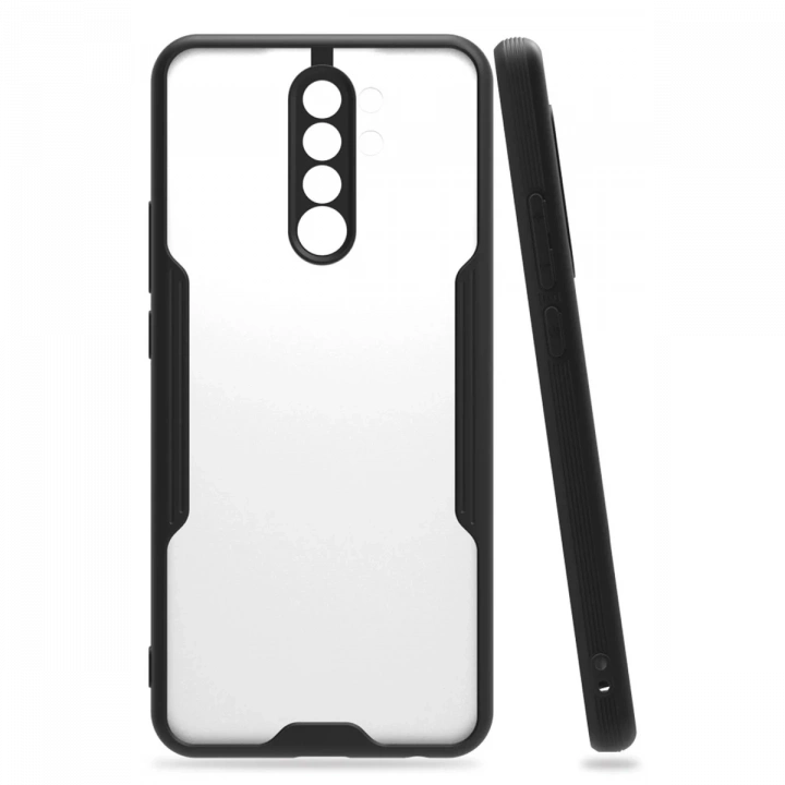 BFS  Xiaomi Redmi 9 Kılıf Platin Silikon - Siyah