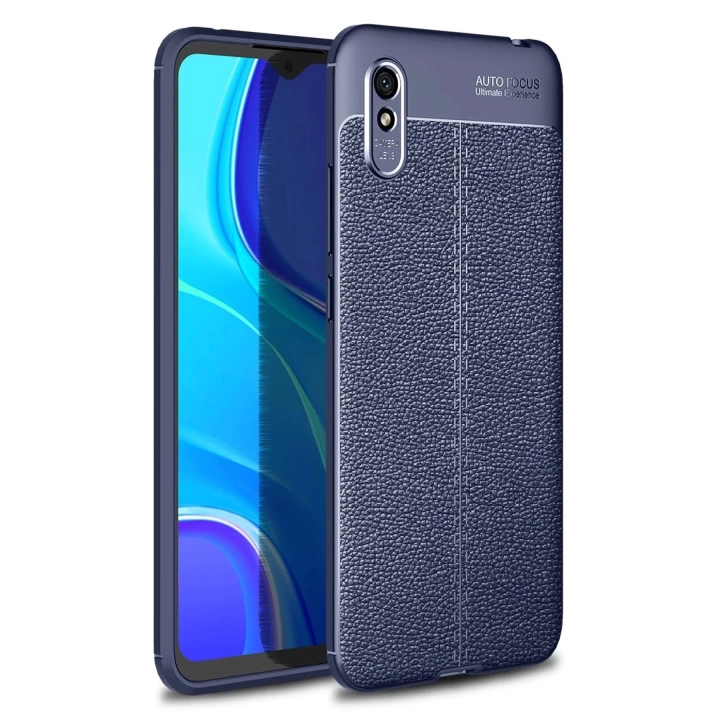 BFS  Xiaomi Redmi 9A Kılıf Auto Focus Kapak - Lacivert