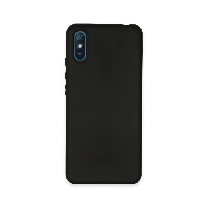 BFS  Xiaomi Redmi 9A Kılıf First Silikon - Siyah