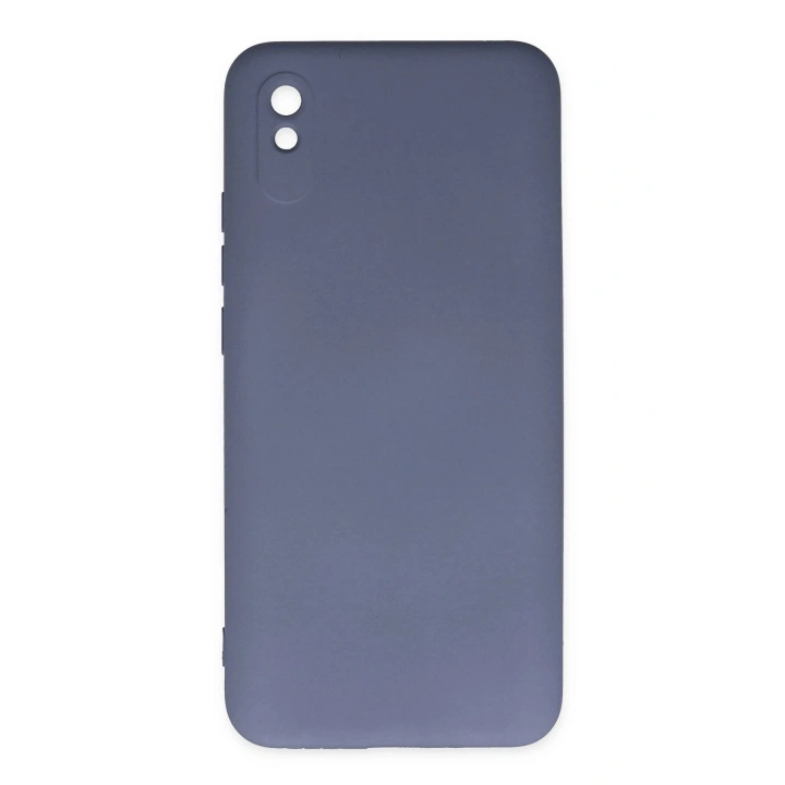 BFS Xiaomi Redmi 9A Kılıf Nano içi Kadife Silikon - Gri