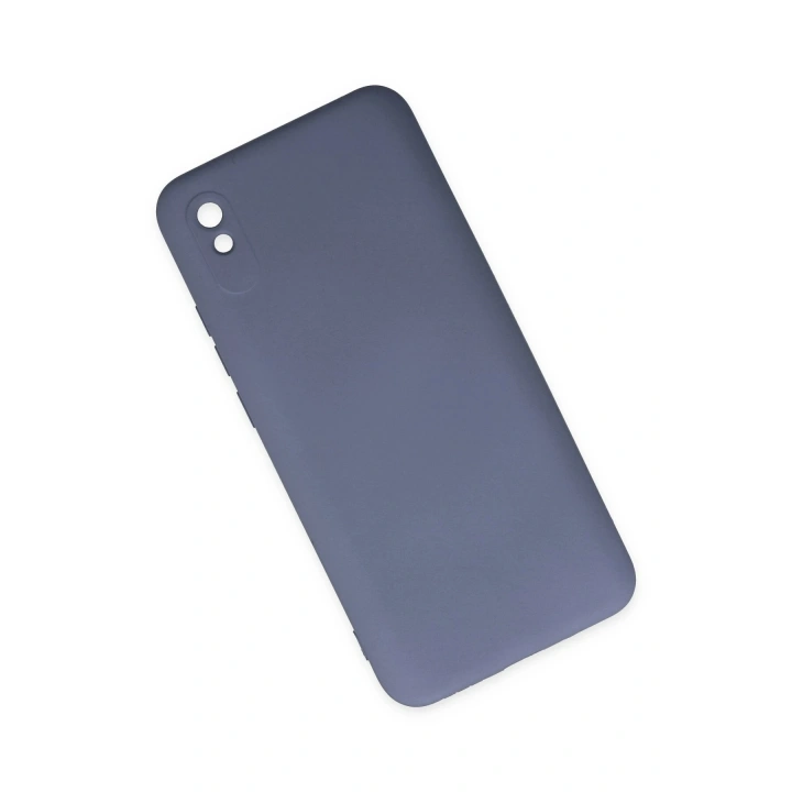 BFS  Xiaomi Redmi 9A Kılıf Nano içi Kadife Silikon - Gri