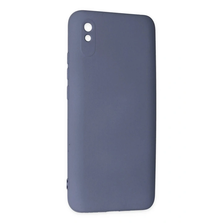 BFS Xiaomi Redmi 9A Kılıf Nano içi Kadife Silikon - Gri