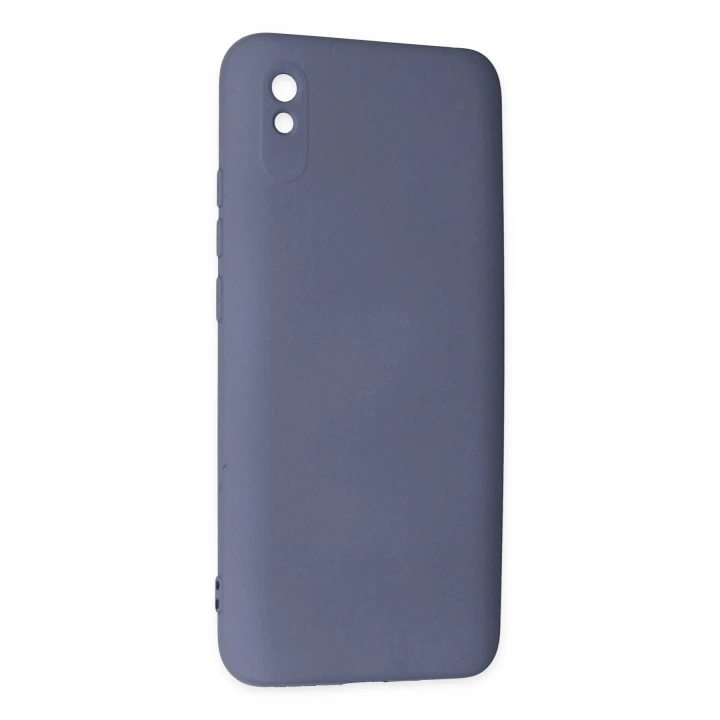 BFS  Xiaomi Redmi 9A Kılıf Nano içi Kadife Silikon - Gri