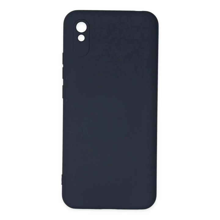 BFS  Xiaomi Redmi 9A Kılıf Nano içi Kadife Silikon - Lacivert