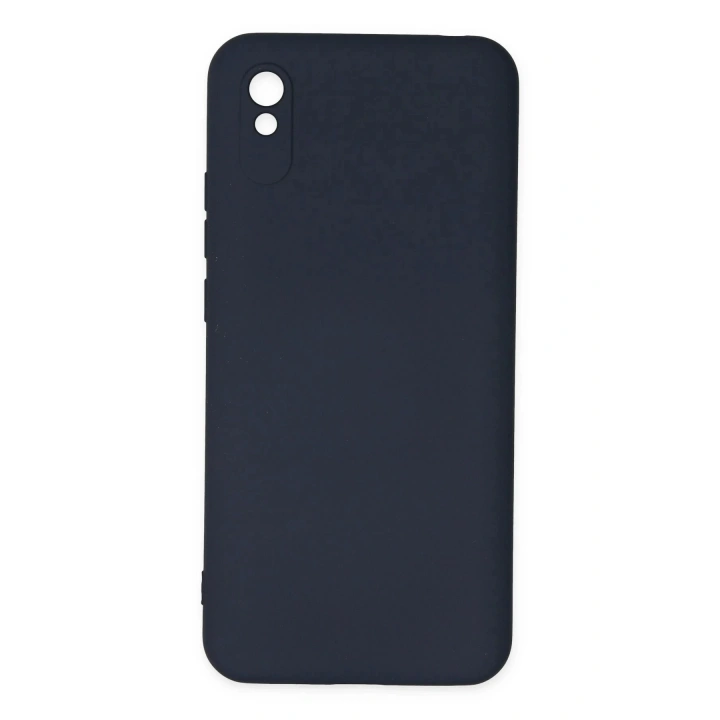 BFS Xiaomi Redmi 9A Kılıf Nano içi Kadife Silikon - Lacivert