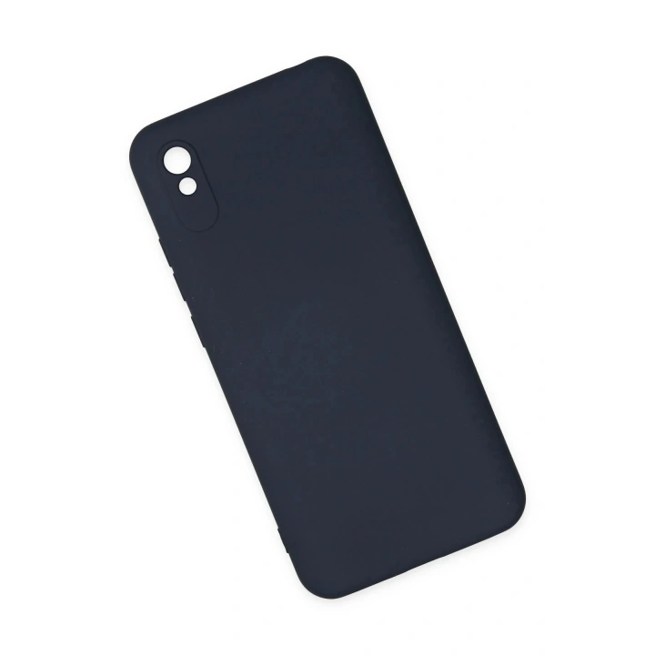 BFS Xiaomi Redmi 9A Kılıf Nano içi Kadife Silikon - Lacivert