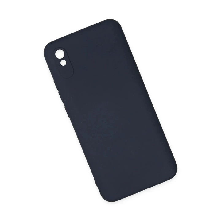BFS  Xiaomi Redmi 9A Kılıf Nano içi Kadife Silikon - Lacivert
