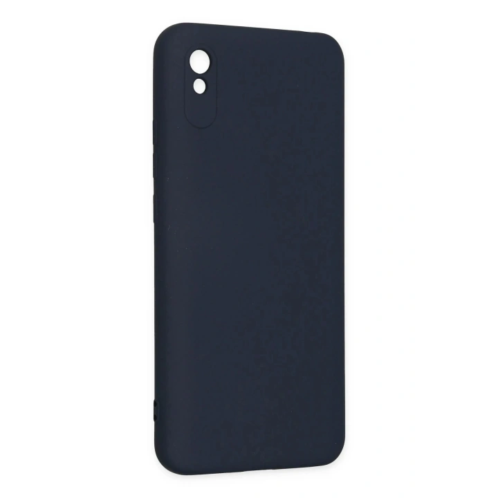 BFS Xiaomi Redmi 9A Kılıf Nano içi Kadife Silikon - Lacivert
