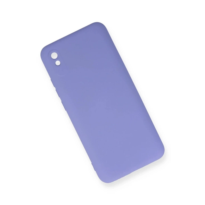 BFS  Xiaomi Redmi 9A Kılıf Nano içi Kadife Silikon - Lila
