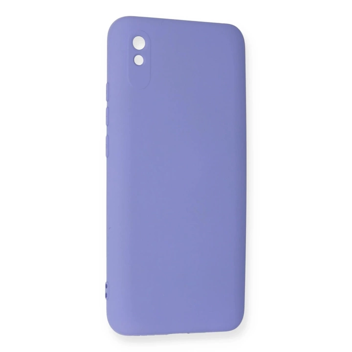 BFS  Xiaomi Redmi 9A Kılıf Nano içi Kadife Silikon - Lila