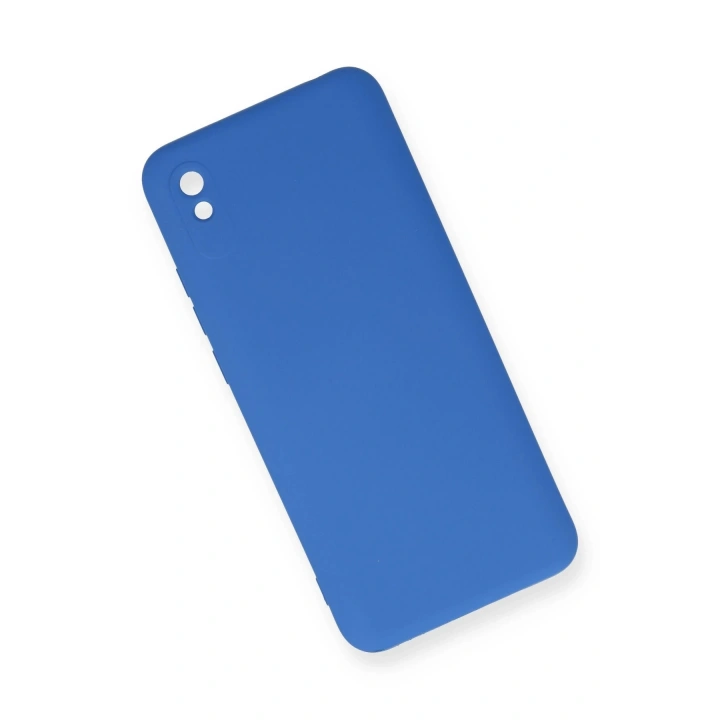 BFS Xiaomi Redmi 9A Kılıf Nano içi Kadife Silikon - Mavi