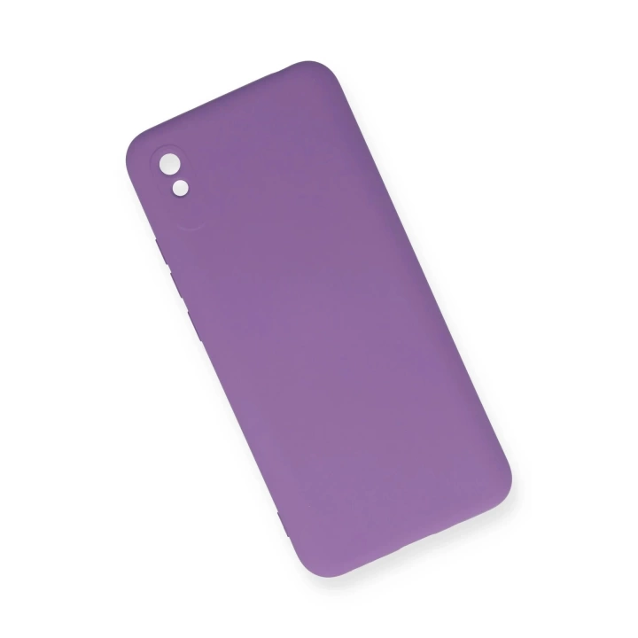 BFS  Xiaomi Redmi 9A Kılıf Nano içi Kadife Silikon - Mor