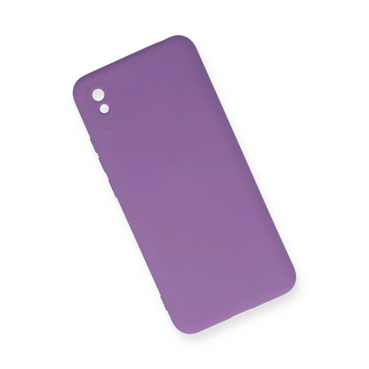 BFS Xiaomi Redmi 9A Kılıf Nano içi Kadife Silikon - Mor