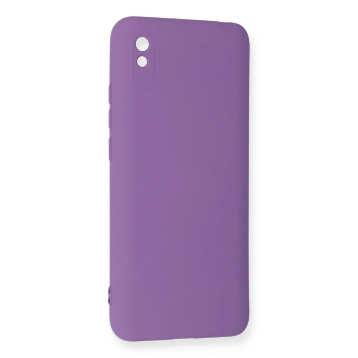 BFS  Xiaomi Redmi 9A Kılıf Nano içi Kadife Silikon - Mor