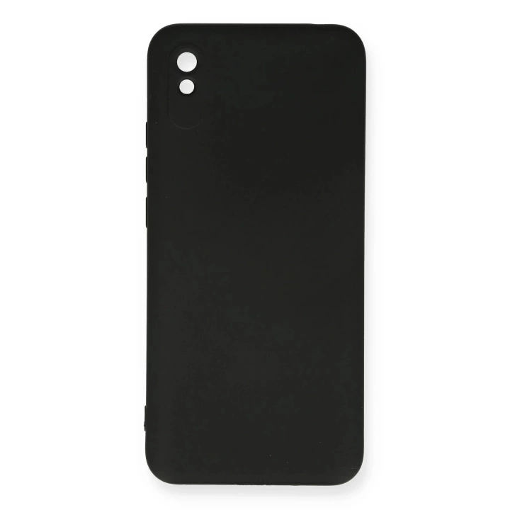 BFS  Xiaomi Redmi 9A Kılıf Nano içi Kadife Silikon - Siyah