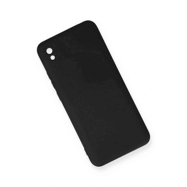 BFS Xiaomi Redmi 9A Kılıf Nano içi Kadife Silikon - Siyah