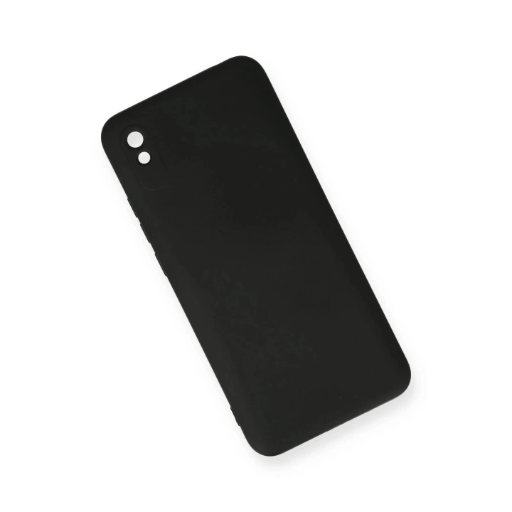 BFS  Xiaomi Redmi 9A Kılıf Nano içi Kadife Silikon - Siyah