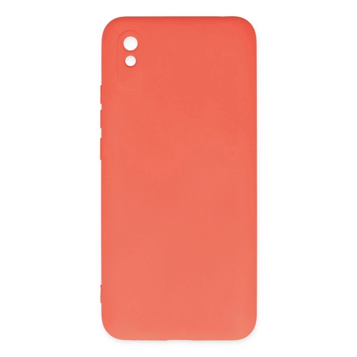 BFS  Xiaomi Redmi 9A Kılıf Nano içi Kadife Silikon - Turuncu
