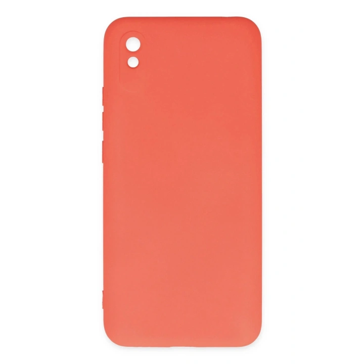 BFS Xiaomi Redmi 9A Kılıf Nano içi Kadife Silikon - Turuncu