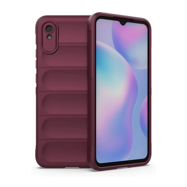 BFS  Xiaomi Redmi 9A Kılıf Optimum Silikon - Bordo