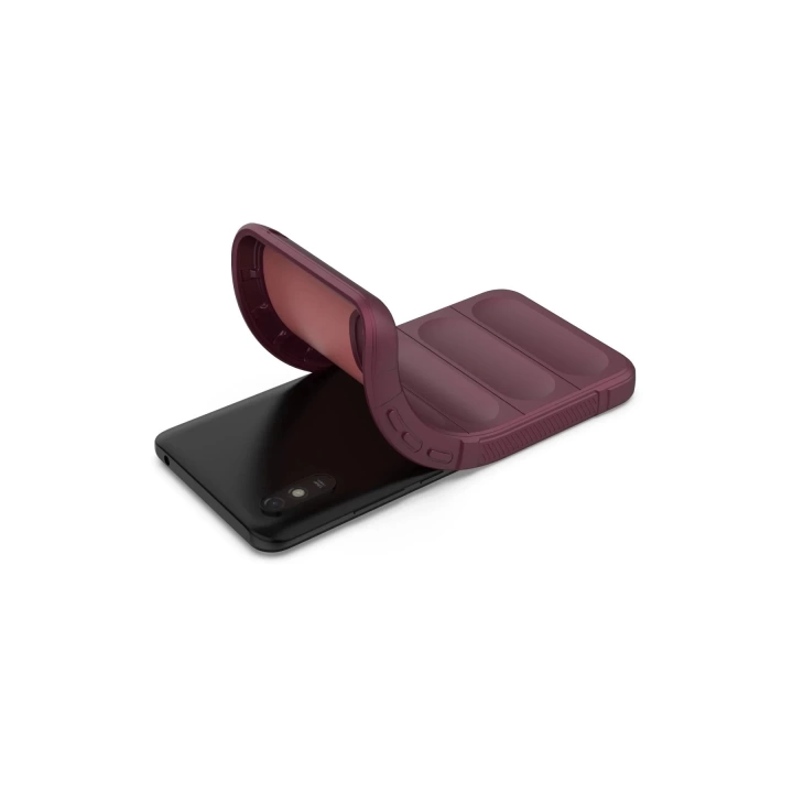 BFS  Xiaomi Redmi 9A Kılıf Optimum Silikon - Bordo