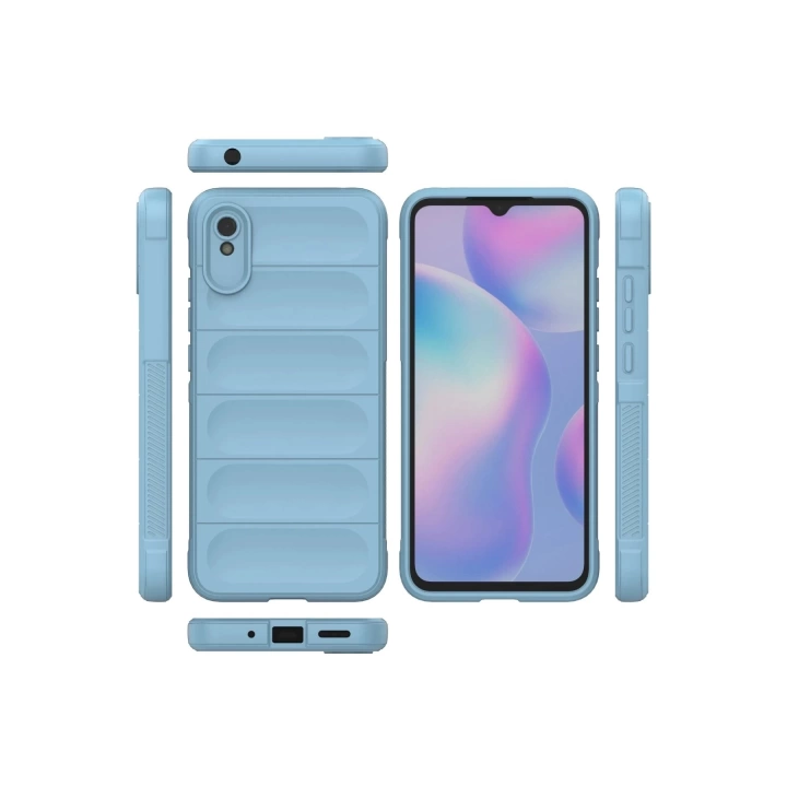 BFS  Xiaomi Redmi 9A Kılıf Optimum Silikon - Sky Blue