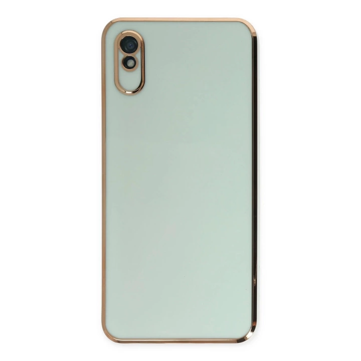 BFS  Xiaomi Redmi 9A Kılıf Volet Silikon - Açık Yeşil