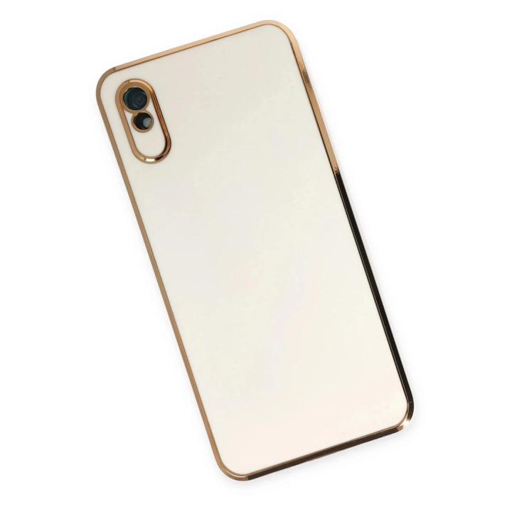 BFS  Xiaomi Redmi 9A Kılıf Volet Silikon - Beyaz