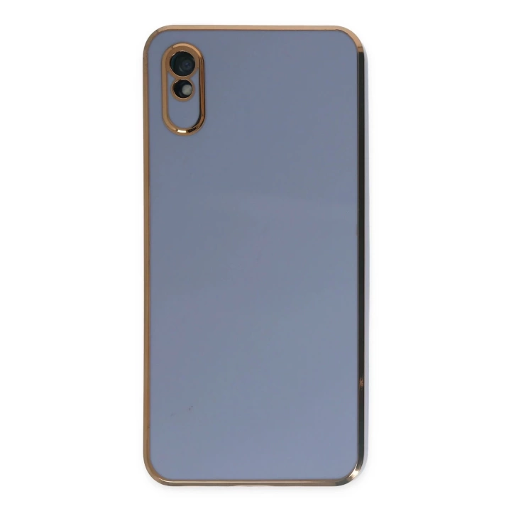 BFS  Xiaomi Redmi 9A Kılıf Volet Silikon - Mavi