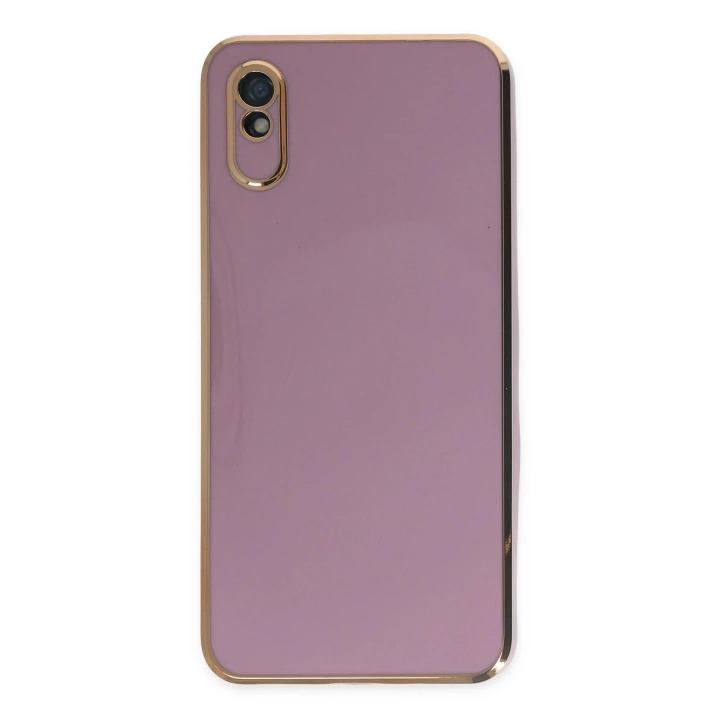 BFS  Xiaomi Redmi 9A Kılıf Volet Silikon - Mor