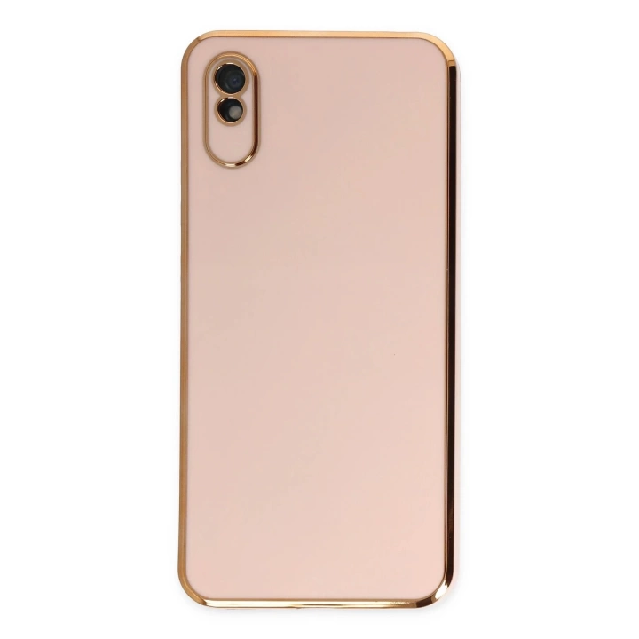 BFS  Xiaomi Redmi 9A Kılıf Volet Silikon - Pembe