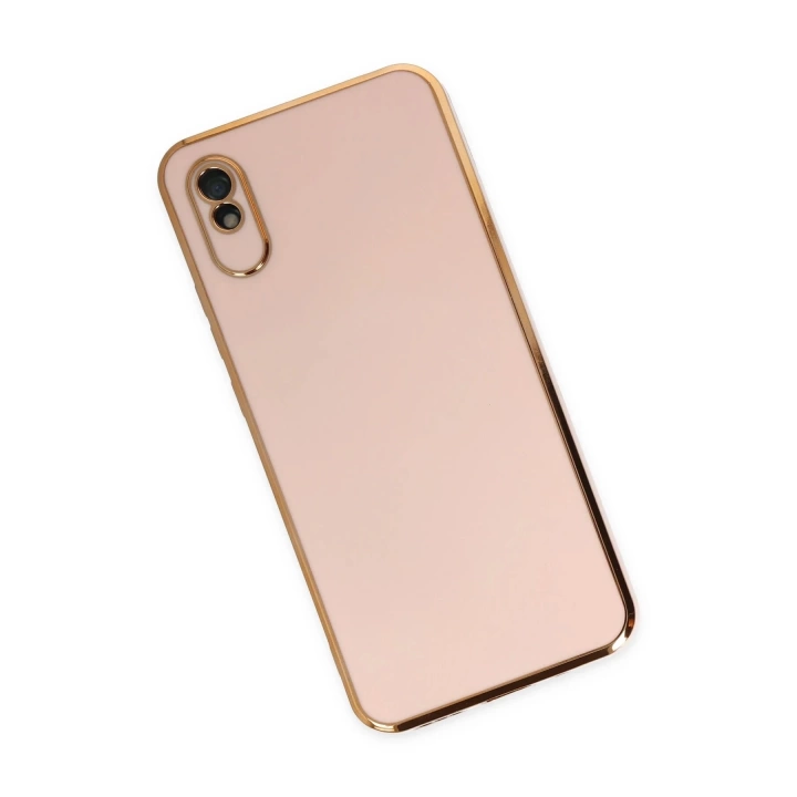 BFS  Xiaomi Redmi 9A Kılıf Volet Silikon - Pembe