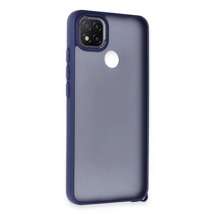 BFS  Xiaomi Redmi 9C Kılıf Elegant Kapak - Lacivert